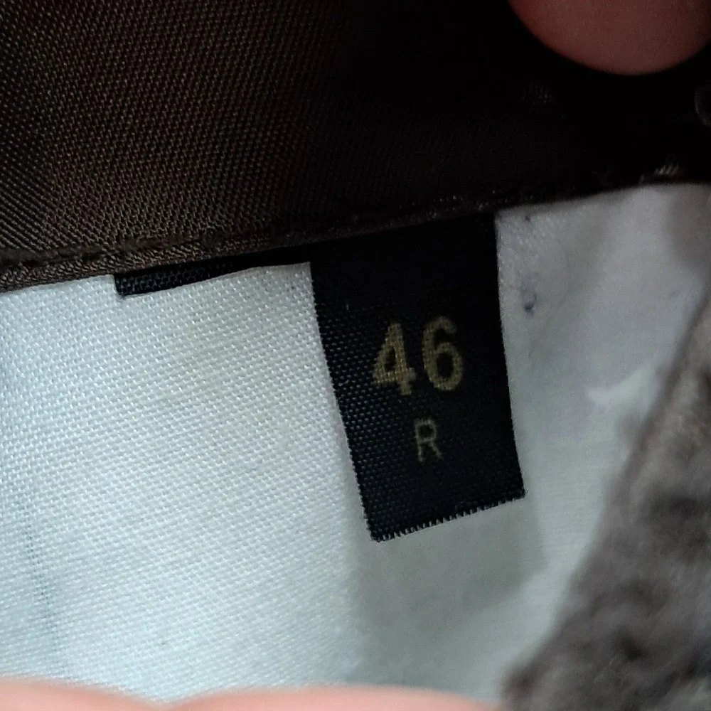 Daniel Hechter Paris Mens 46R Brown‎ Wool Two Button Blazer Sport Coat